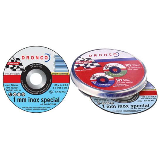 PLOŠČA REZALNA AS 60T INOX D125X1,0X22,23mm (1Gar=10Kos)
