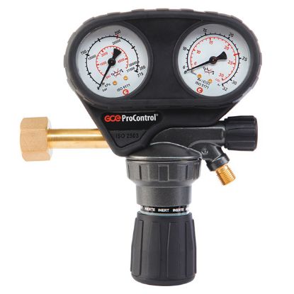 VENTIL REDUCIRNI za Argon/CO2 z dvojnim merilnikom DIN477 30l/min (z zaščito pre