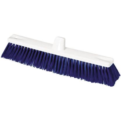 METLA ZA INDUSTRIJSKE DVORANE IN CESTE DOLŽINE 450mm, plastična, modre barve (to