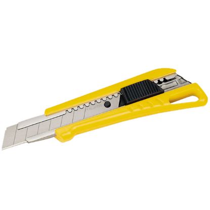 NOŽ TAPETNIŠKI s širino rezila 18mm, skupne dolžine 160mm LC520 (s plastičnim oh