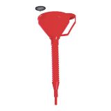 LIJAK D160mm HD-PE z gibljivo izlivno cevjo in s cedilom, oranžne barve