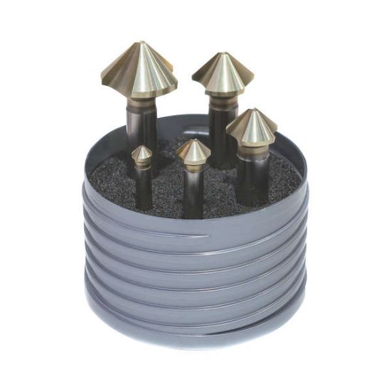 GREZILA 90° DIN335/C EUC-Speed HSS v 5-delni garnituri (D6,3-25mm)      