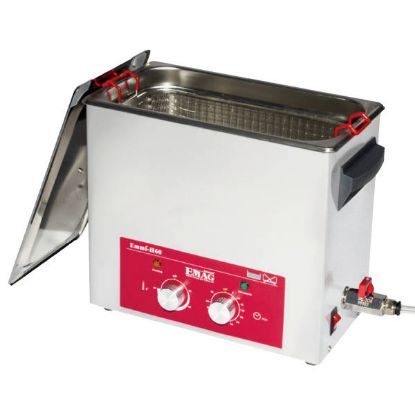 NAPRAVA ČISTILNA ULTRAZVOČNA 40kHz 240/490/250W 6L 20-80°C IP32 EMAG