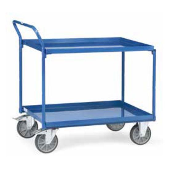 VOZIČEK TRANSPORTNI 850x500x1065mm, nosilnosti 400Kg, v dveh etažah FETRA