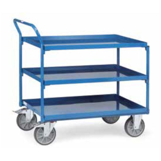 VOZIČEK TRANSPORTNI 1000x700x1105mm, nosilnosti 400Kg, v treh etažah FETRA