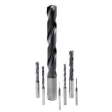 SVEDER ŠPIRALNI Vari Drill VHM 5xD D10,5mm s kanali WU25P - VDS402A10500