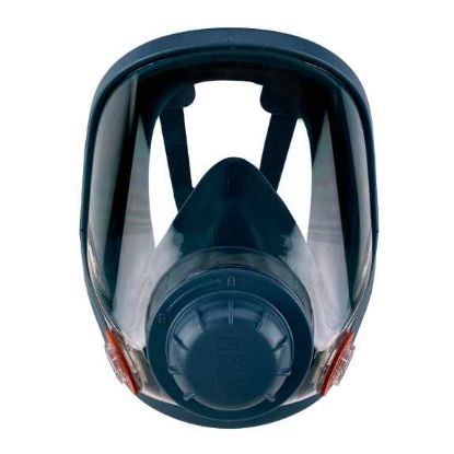 MASKA CELOOBRAZNA ZA VEČKRATNO UPORABO Z VIZIRJEM IN PRIKLJUČKI ZA DVA ČISTILNA 