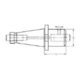 TRN VPENJALNI WELDON DIN2080 SK40/D32mm, L=80mm
