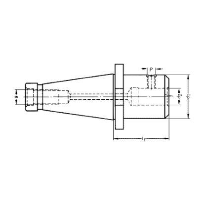 TRN VPENJALNI WELDON DIN2080 SK40/D32mm, L=80mm