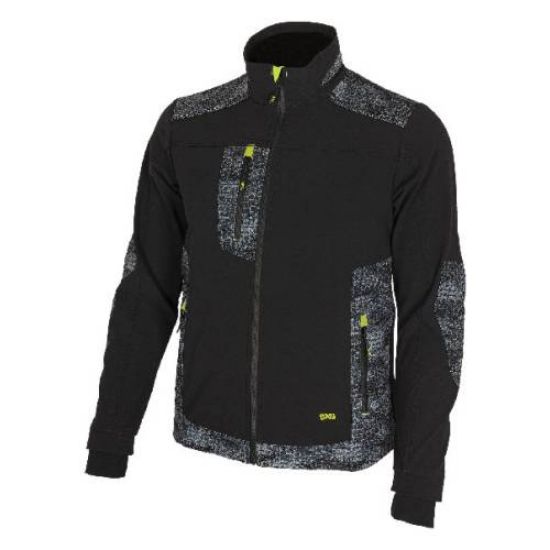 JAKNA DELOVNA MOŠKA BENNON BENNON PREDATOR 290 G, ČRNO/SIVE BARVE, VEL.L