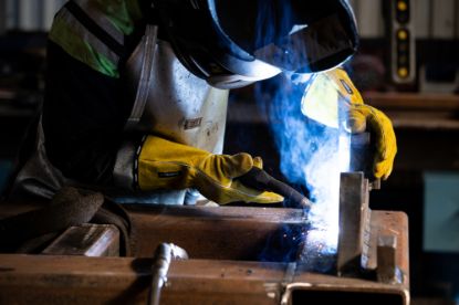 Slika ROKAVICE DELOVNE IZ GOV.USNJA ZA VARILCE, TEGERA 19