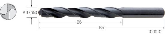 SVEDER ŠPIRALNI DIN338 N D1,0mm HSS