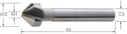 Slika GREZILO VHM 90° DIN335/C D6,3mm   