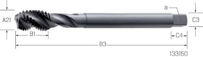 Slika SVEDER NAV.STROJNI DIN376/C M12 Typ:ST R40/OX HSS-E