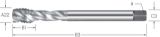 Slika SVEDER NAV.STROJNI DIN374/C Typ:40RSP UNF 9/16-18 HSS-E-V3        
