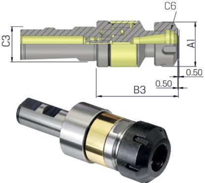 Slika Synchro-Gew-SchneidfutterER IK DIN 1835-B   32 M 4-33 PREMUS