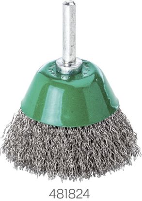 Slika ŠČETKA ŽIČNA NERJAVEČA-LONČASTA D50mm/žica 0,30mm LESSMANN 