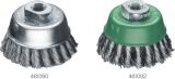 Slika ŠČETKA ŽIČNA POSUKANA ZA KOTNO BRUSILKO M14 D65/0,50mm, jeklena, nerjaveča
