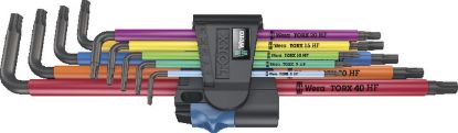 Slika KLJUČI KOTNI TORX8-40 barvni, dolgi WERA (1Gar=9Kos)
