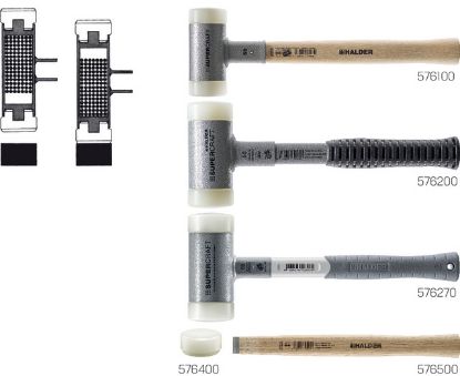 Slika KLADIVO PLASTIČNO s kovinskim ročajem D40mm      