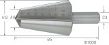 Slika Blechschälbohrer HSSE gerade   16,0-30,5mm PREMUS