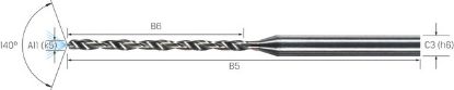 Slika Kl.-Bohrer VHM AlCrN 15xd UNI CD-COOL          2,40mm MIKRON