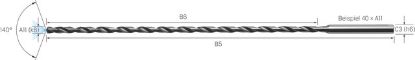 Slika Kleinstbohrer VHM eXe 20xd UNI CD-Cool-XL       2,80mm MIKRON