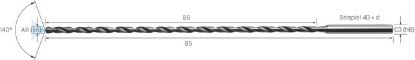 Slika Kleinstbohrer VHM eXe 30xd UNI CD-Cool-XL       1,10mm MIKRON