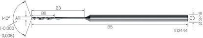 Slika Kl.-Bohrer VHM eXe 20xd Stahl CD-FLEX          0,47mm MIKRON