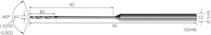 Slika Kl.-Bohrer VHM eXe 30xd Stahl CD-FLEX          0,21mm MIKRON