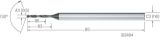 Slika SVEDER CrazyDrill VHM D0,5mm L=42/4,0mm 8xD SST-Inox eXedur MIKRON