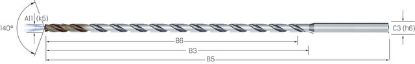Slika CrazyDrill Cool-SST VHM RIP 30xd, Inox, IKZ, 2,05mm MIKRON