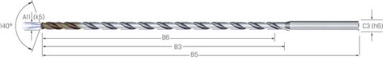 CrazyDrill Cool-SST VHM RIP 30xd, Inox, IKZ, 2,05mm MIKRON