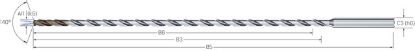 Slika CrazyDrill Cool-SST VHM RIP 40xd, Inox, IKZ, 2,10mm MIKRON