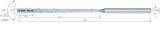 Slika Kleinstbohrer VHM exe 50xd Ino CD-FLEX-IK       0,33mm MIKRON