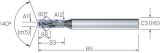 Slika Kleinstbohrer VHM TiAlN INOX CD-PILOT         0,45mm MIKRON