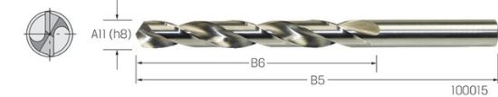 SVEDER ŠPIRALNI DIN338 N D1,0mm HSS - profilno brušen