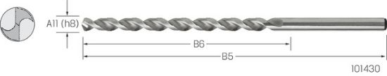 SVEDER SPIRALNI DIN340 D1,0mm Typ:N HSSCo, R40NH