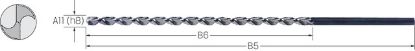 Slika SVEDER ŠPIRALNI DIN1869 D5,0x170/245mm HSS-Co 