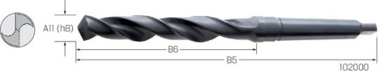 SVEDER SPIRALNI DIN345 D10,0mm MK HSS-ST