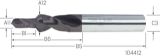 Slika SVEDER KRATKOSTOPENJSKI ZA M4 (5,3x8,0) HSS-TIALN