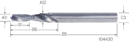 Slika SVEDER KRATKOSTOPENJSKI DIN1897 za M4 (3,3x11,4) HSS