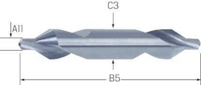 Slika SVEDER SREDIŠČNI VHM DIN333/A D1,0/3,15mm K10                                   
