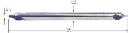 Slika SVEDER SREDIŠČNI D2,00mm 60° L=200mm HSS - dolgi            