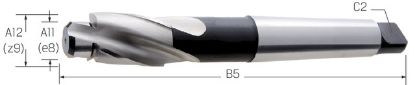 Slika Flachsenker HSS mit MK Werksn./Mittel   M12 PREMUS