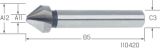 Slika GREZILO 75° DIN334/C D12,4mm HSS 