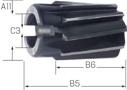 Slika Aufsteck-Reibahle HSSE DIN  219/B   28,00mm PREMUS