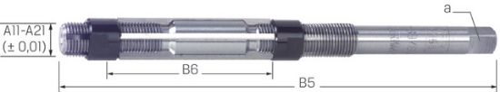 Schnellverstell-Reibahle HSS Werksn.  6,4- 7,2 mm BECK