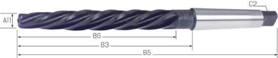Nietlochreibahle HSS DIN  311      8,40mm PREMUS