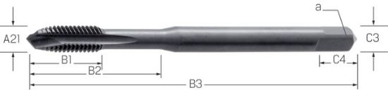 SVEDER NAVOJNI STROJNI DIN371/B ST/OX M2 HSS-E